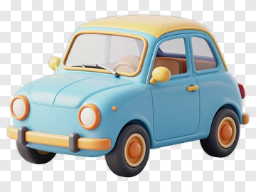3D Toy Car PNG