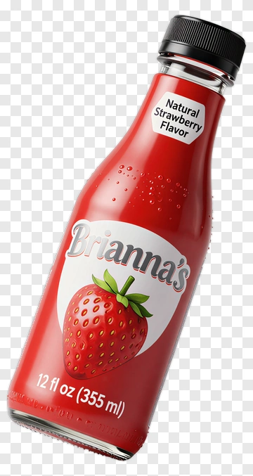Brianna's Natural Strawberry Flavor Dressing PNG