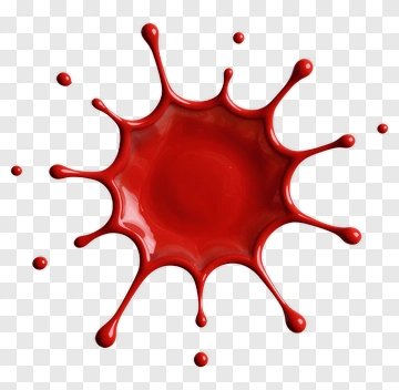 Red Paint Splash PNG