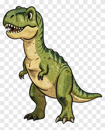 Cartoon Tyrannosaurus Rex Dinosaur PNG