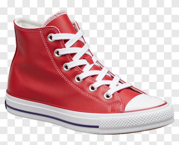 Red High-Top Sneakers PNG