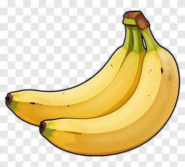 Two Bananas PNG