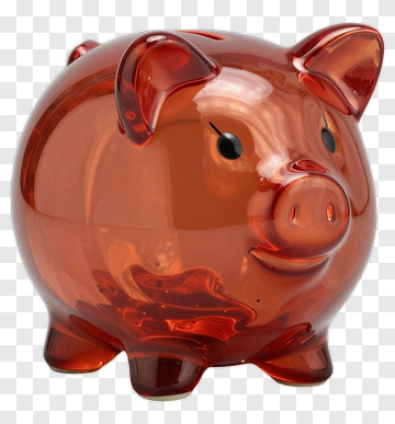 Transparent Piggy Bank PNG