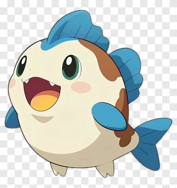 Cartoon Fish Character PNG