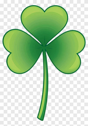 Green Shamrock Leaf PNG