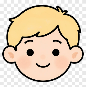 Cartoon Boy Face PNG