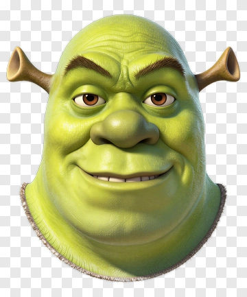 Shrek Character Portrait PNG