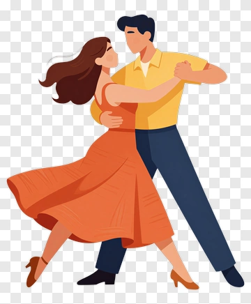 Couple Dancing Together PNG