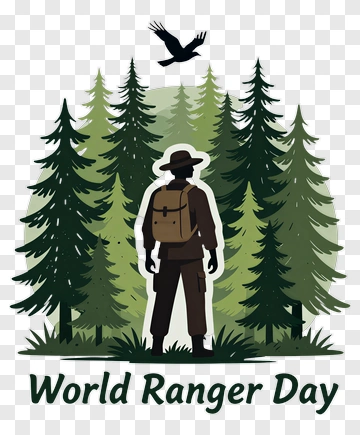 World Ranger Day Illustration PNG