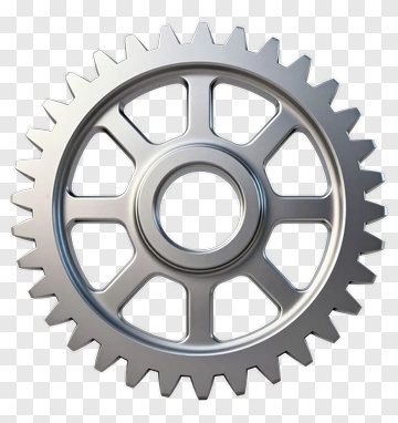 Metal Gear With Spokes PNG