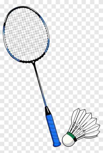 Badminton Racket And Shuttlecock PNG