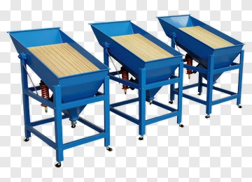 Industrial Blue Sorting Tables PNG