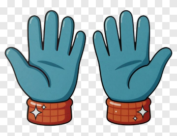 Cartoon Gloves PNG