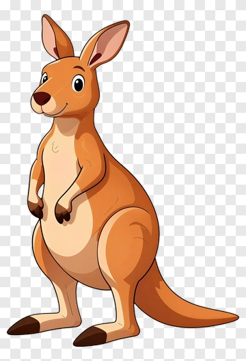 Cartoon Kangaroo PNG
