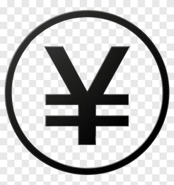 Yen Currency Symbol PNG