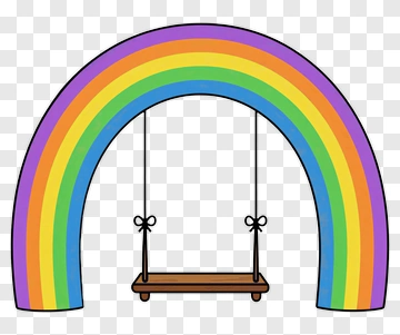 Colorful Rainbow Swing PNG