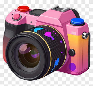 Colorful Camera PNG