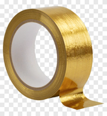 Gold Adhesive Tape Roll PNG