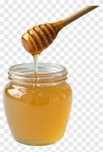 Honey Jar With Dripping Honey PNG