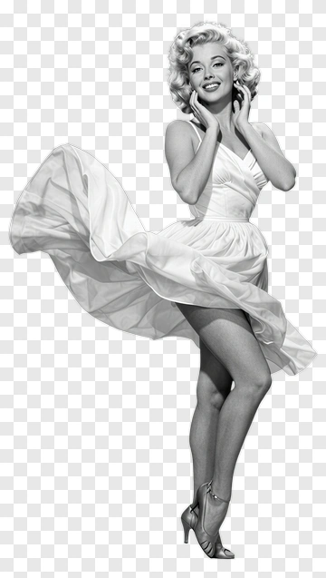 Woman In White Dress Posing Elegantly PNG