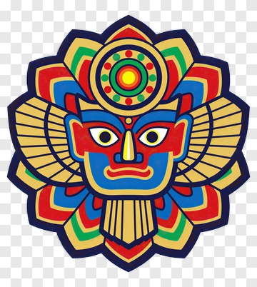 Colorful Decorative Mask PNG