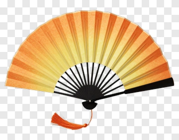 Colorful Folding Fan PNG