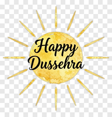 Happy Dussehra Sun Illustration PNG