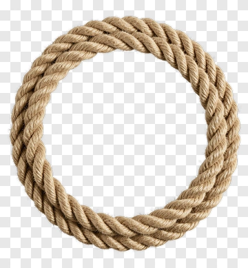 Rope Circle Frame PNG