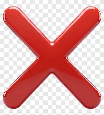 Red Cross Mark PNG