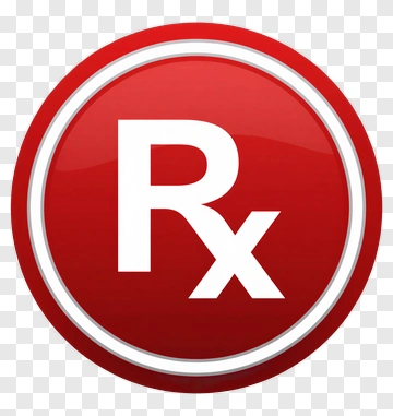 Red Prescription Symbol PNG