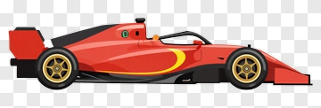 Red Racing Car PNG