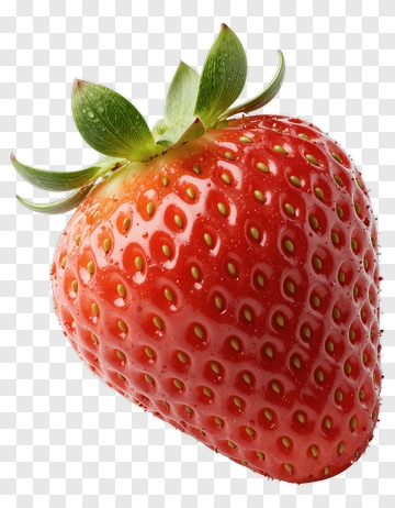 Fresh Red Strawberry PNG
