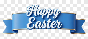 Happy Easter Banner PNG