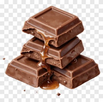 Chocolate Bars With Melted Filling PNG