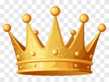 Golden Crown PNG
