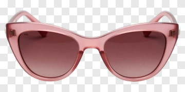 Pink Cat Eye Sunglasses PNG
