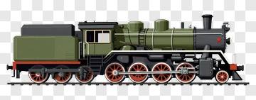 Classic Steam Locomotive PNG