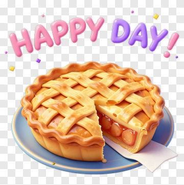 Happy Day Pie PNG