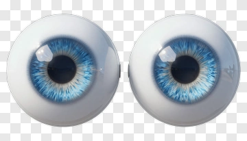 Realistic Blue Eyes PNG
