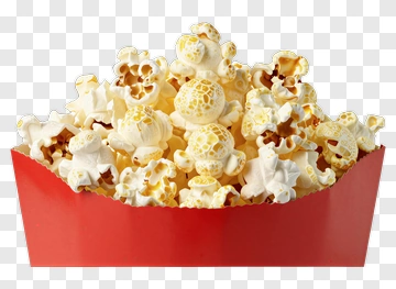 Popcorn In A Red Bucket PNG
