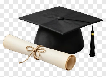 Graduation Cap And Diploma PNG