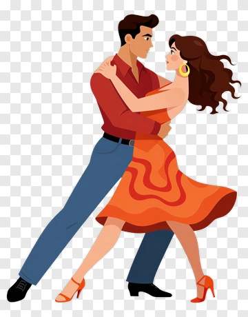 Couple Dancing Together PNG