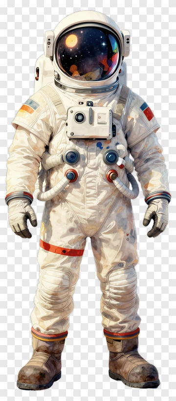 Astronaut In Space Suit PNG