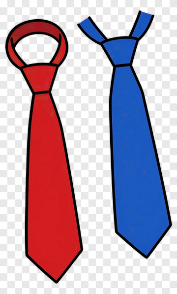 Red And Blue Ties PNG