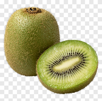 Fresh Kiwi Fruit Halved PNG