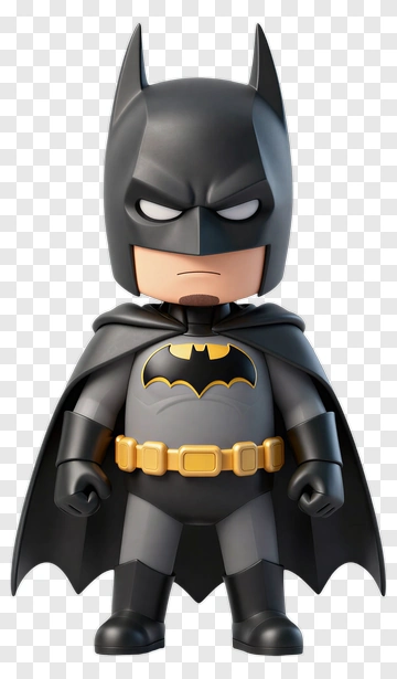 3D Batman Character PNG