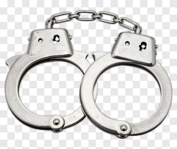 Metal Handcuffs PNG
