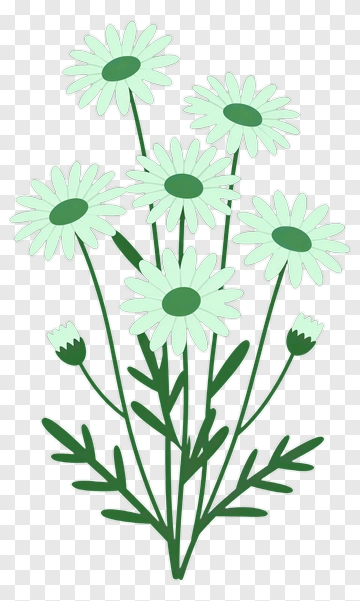 Green Flower Bouquet PNG