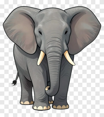 Cartoon Elephant PNG