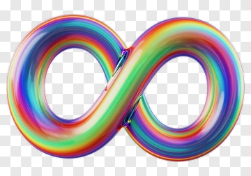 Colorful Infinity Symbol PNG